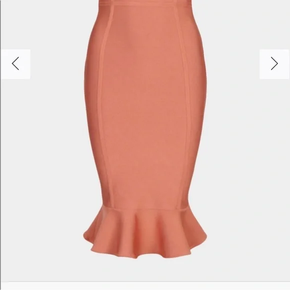 PETITE BANDAGE HALTER BODYCON MIDI DRESS, SIZE 10, COLOR Chocolate - Picture 3 of 6